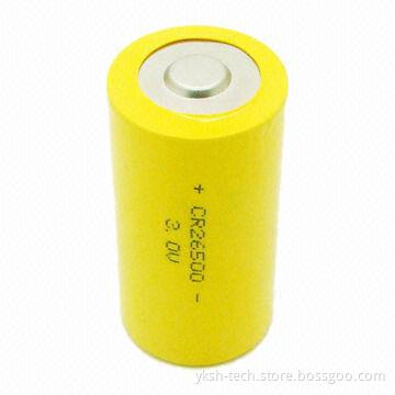 High-energy C Li-MnO2 Battery, 3.0V Voltage, 5,000mAh, Used for Instruments and Military Radios